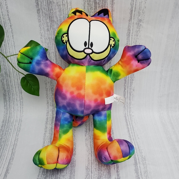Garfield and Odie Other - Garfield Tie Dye Plush